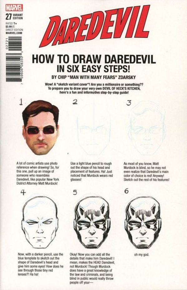 Daredevil #27 (Zdarsky How To Draw Variant)