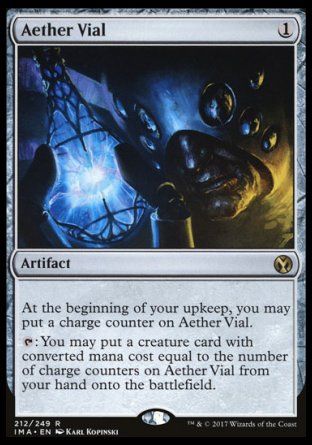 Aether Vial (Iconic Masters) Trading Card