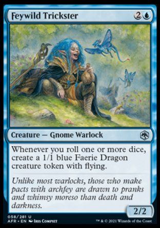 Feywild Trickster (Dungeons & Dragons: Adventures in the Forgotten Realms) Trading Card