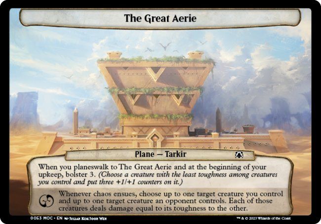 The Great Aerie (March of the Machine Commander Decks) Trading Card