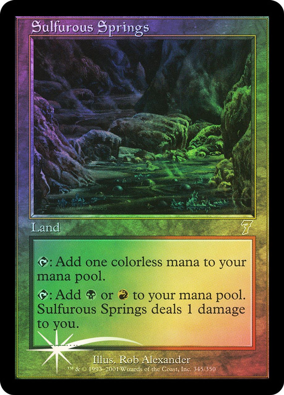 Sulfurous Springs (7th Edition - Foil) Trading Card