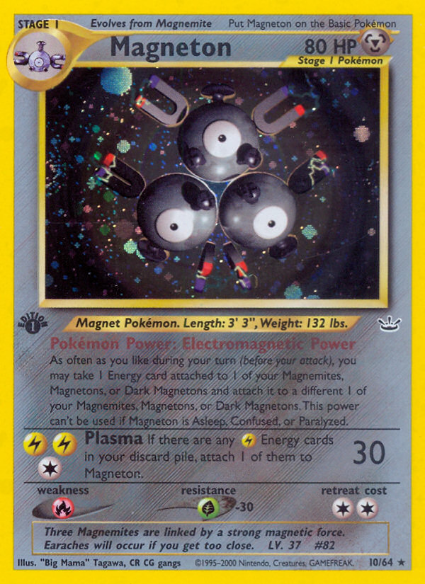 Magneton (10/64) - Neo Revelation Pokémon Card