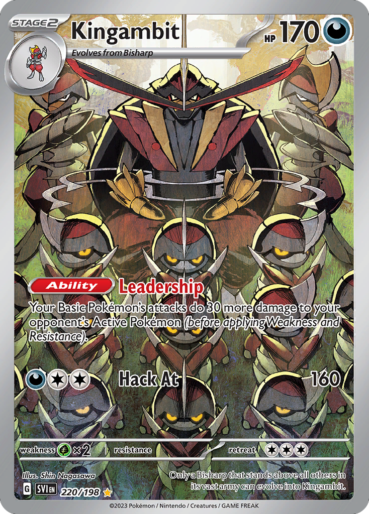 Kingambit (220/198) - Scarlet & Violet Pokémon Card