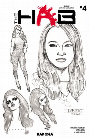 Hab #4 (Cvr D Inc 1:20 Lewis Larosa David Lapham Character Design Var)