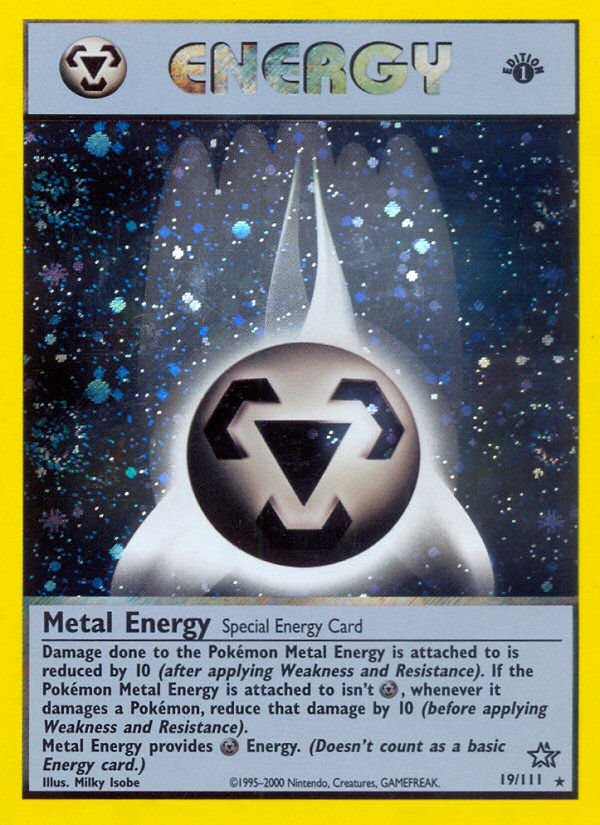 Metal Energy (19/111) - Neo Genesis Pokémon Card