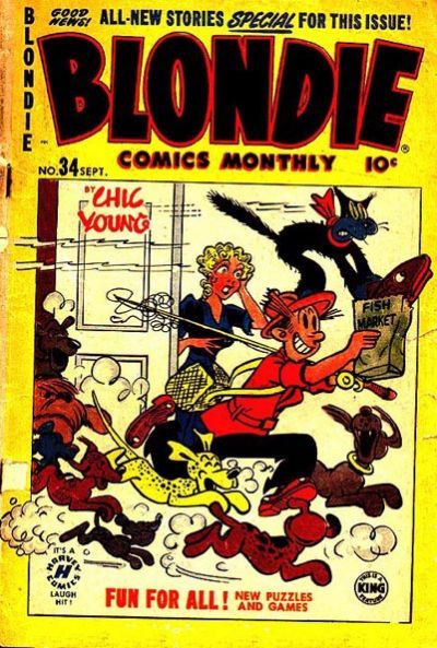 Blondie Comics Monthly #34 Comic