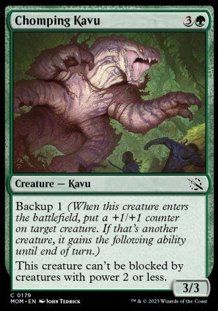 Chomping Kavu (March of the Machine) Trading Card