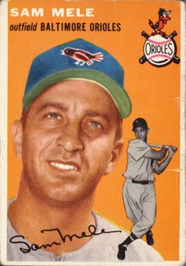 Sam Mele 1954 Topps #240 Sports Card