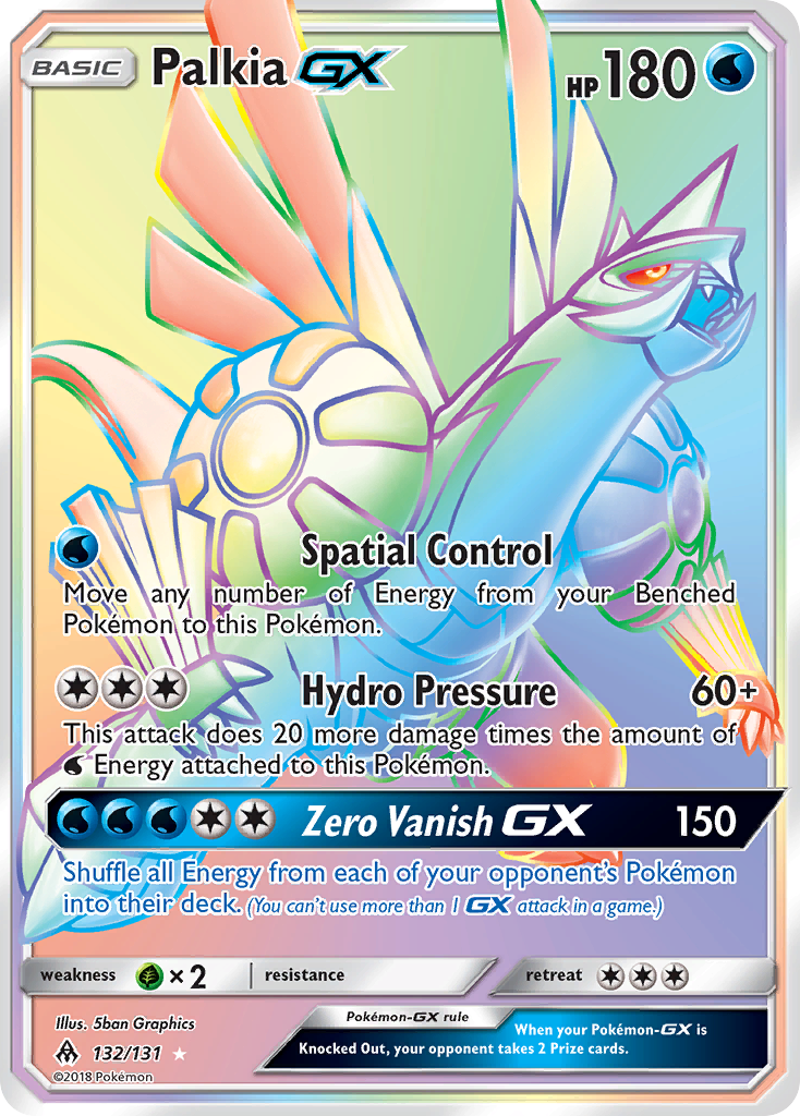 Palkia GX (132/131) - Forbidden Light Pokémon Card