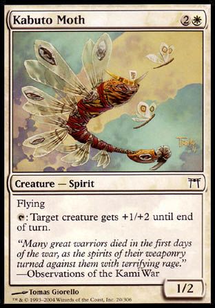 Kabuto Moth (Champions of Kamigawa) Trading Card