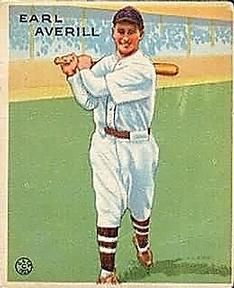 Earl Averill 1933 Goudey (R319) #194 Sports Card