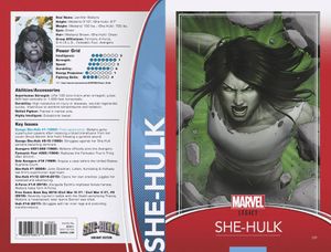 She-hulk #159 (Christopher Trading Card Variant Leg)