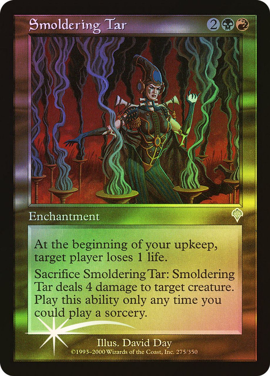 Smoldering Tar (Invasion - Foil) Trading Card