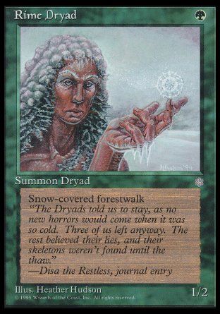 Rime Dryad (Ice Age) Trading Card