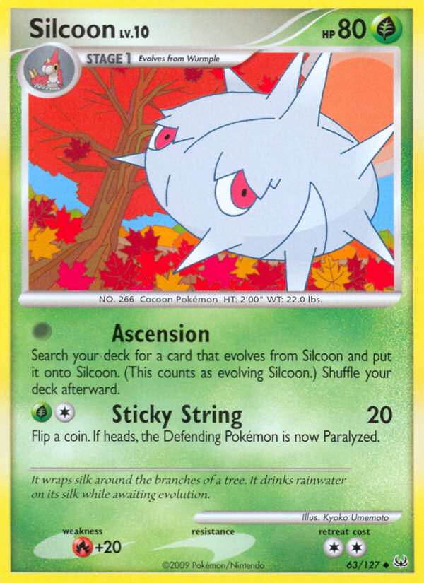 Silcoon (63/127) - Platinum Pokémon Card