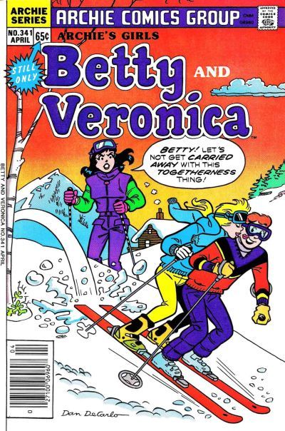 Archie's Girls Betty and Veronica #341 Comic