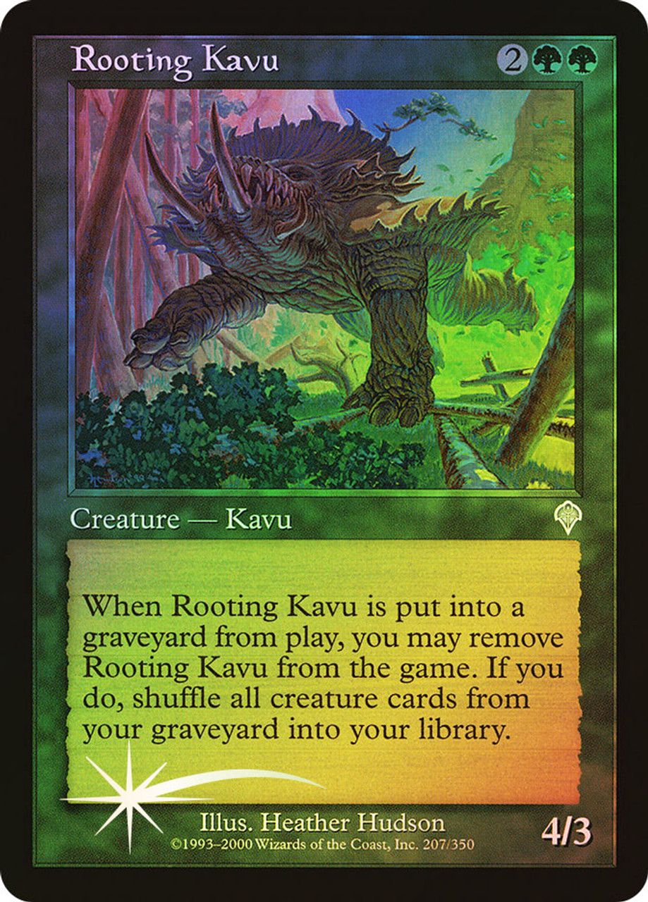 Rooting Kavu (Invasion - Foil) Trading Card