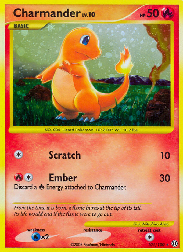 Charmander (101/100) - Stormfront Pokémon Card