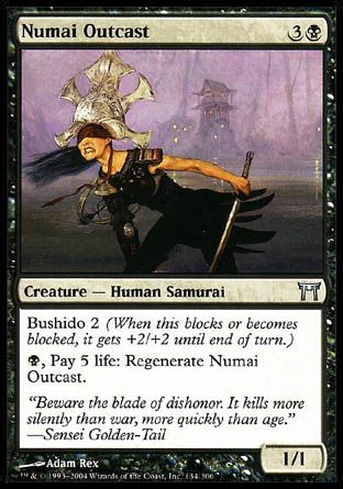 Numai Outcast (Champions of Kamigawa) Trading Card