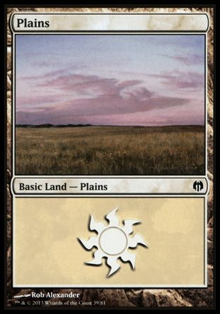 Plains (Heroes vs. Monsters) Trading Card