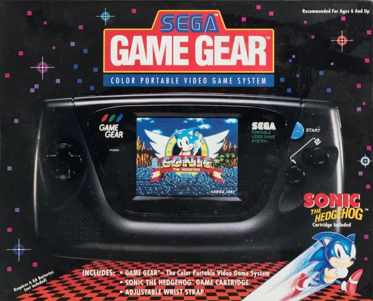 Sega Game Gear System [w/ Sonic the Hedgehog] Video Game