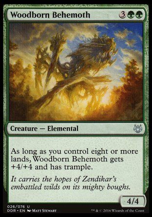 Woodborn Behemoth (Nissa vs. Ob Nixilis) Trading Card