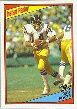 Dan Fouts 1984 Topps #180 Sports Card