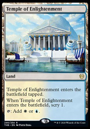 Temple of Enlightenment (Theros Beyond Death) Trading Card