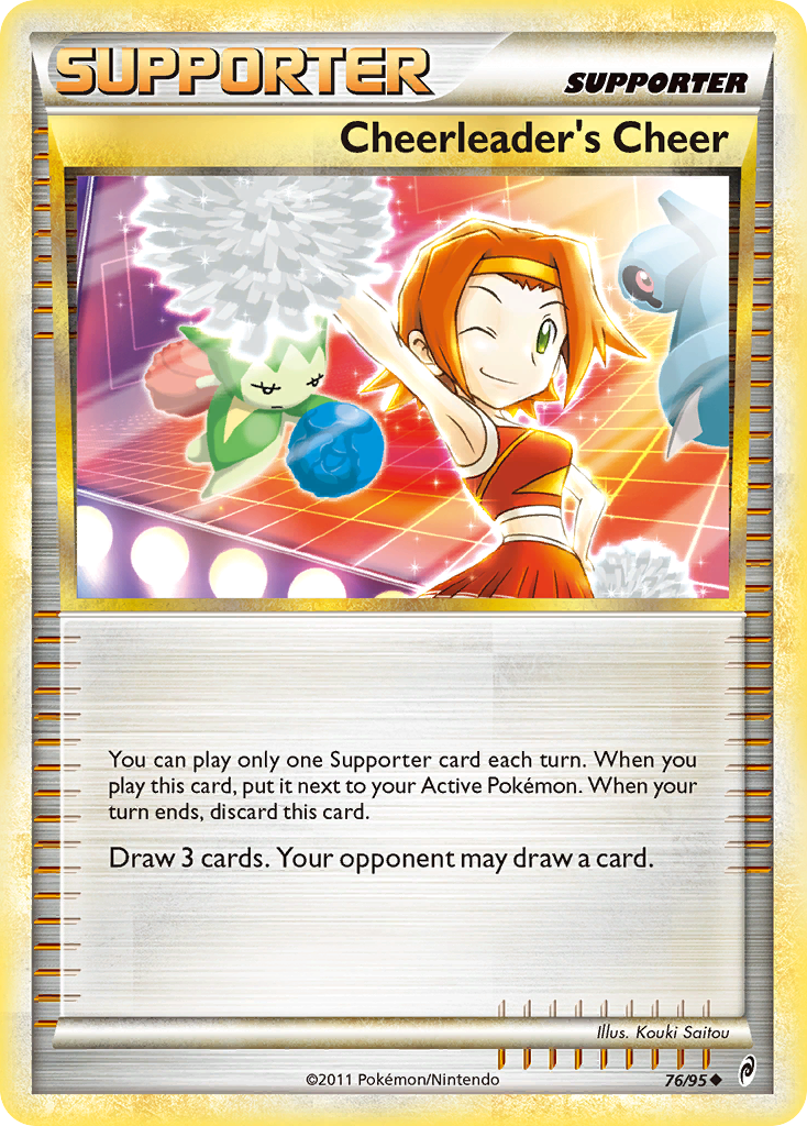 Cheerleader's Cheer (Trainer: Supporter) (76/95) - Call of Legends Pokémon Card