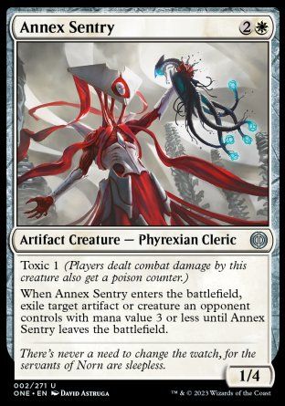 Annex Sentry (Phyrexia: All Will Be One) Trading Card