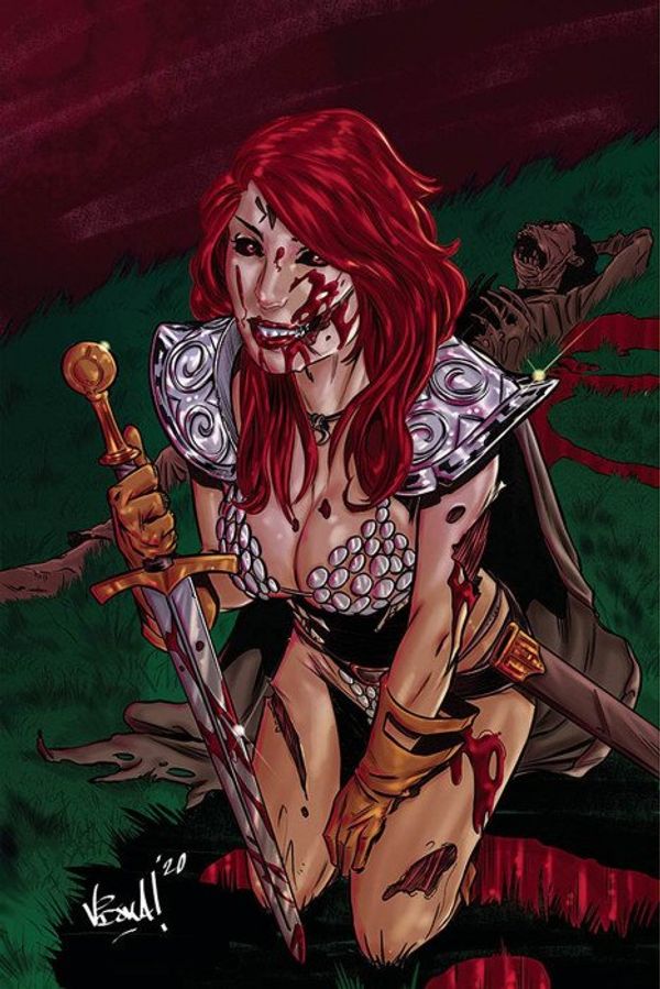 Red Sonja: The Superpowers #1 (20 Copy Federici Virgin Cover)