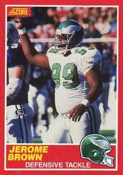 Jerome Brown 1989 Score #139 Sports Card