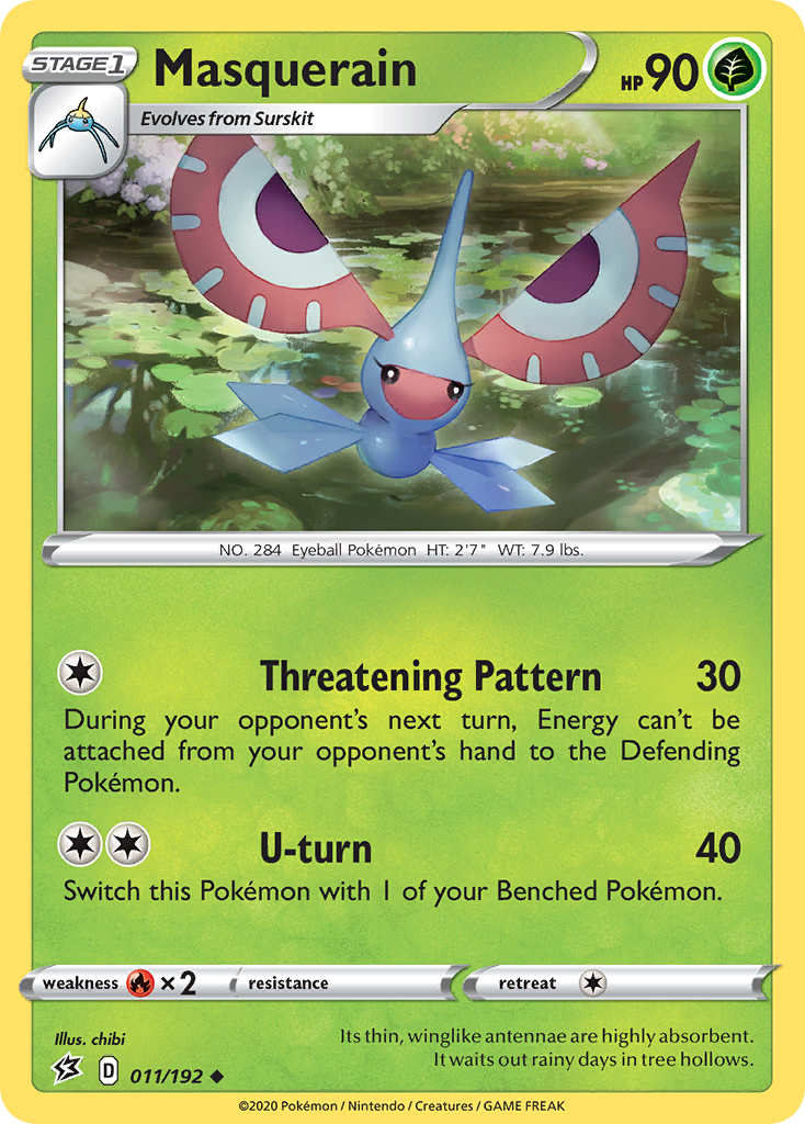 Masquerain (11/192) - Rebel Clash Pokémon Card