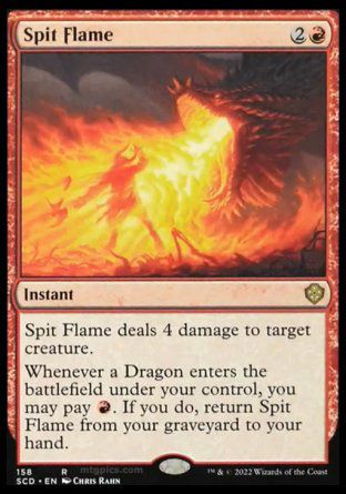 Spit Flame (Starter Commander Decks) Trading Card