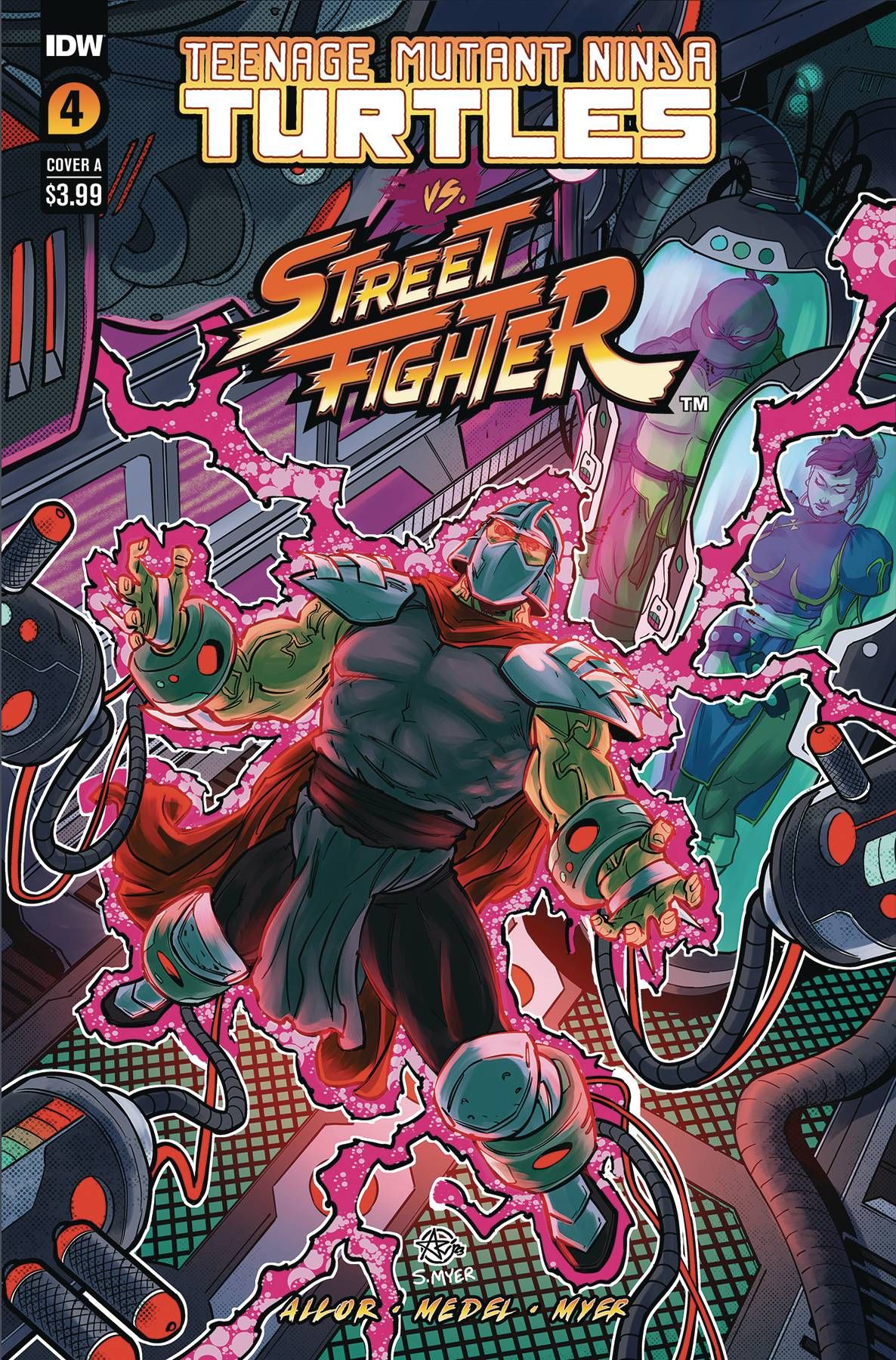 Teenage Mutant Ninja Turtles vs. Street Fighter #4 Comic