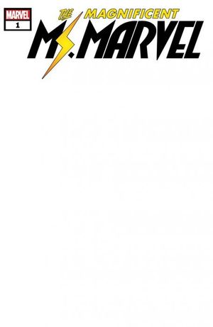 Magnificent Ms. Marvel #1 (Blank Variant)