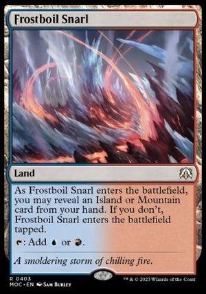 Frostboil Snarl (March of the Machine Commander Decks)