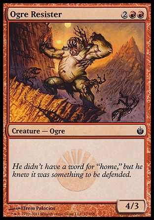 Ogre Resister (Mirrodin Besieged) Trading Card