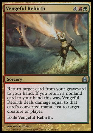 Vengeful Rebirth (MTG Commander) Trading Card