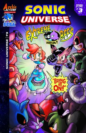 Sonic Universe #73 (Extreme Bffs Variant Cover)