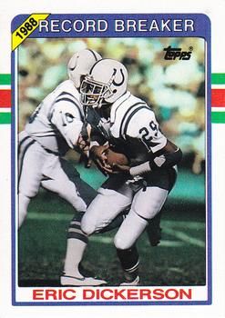 Eric Dickerson 1989 Topps #3 Sports Card