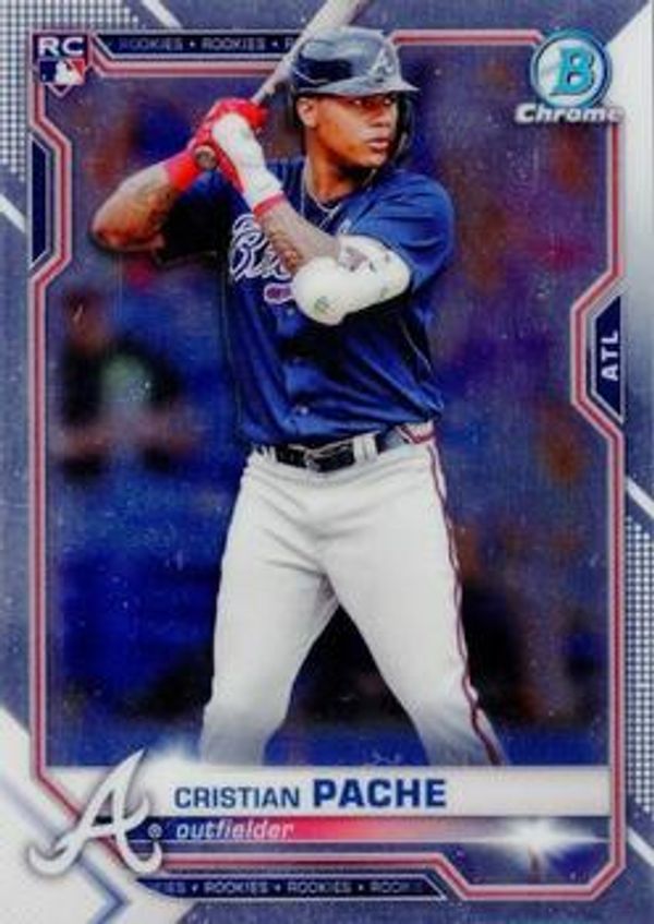 Cristian Pache 2021 Bowman Chrome Baseball #69