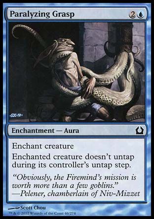 Paralyzing Grasp (Return to Ravnica) Trading Card