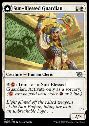 Sun-Blessed Guardian (March of the Machine) Trading Card