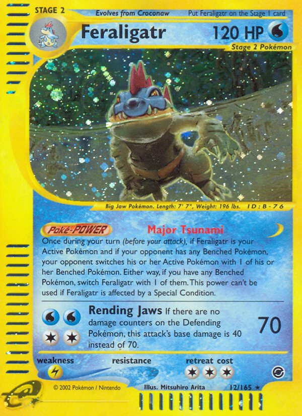 Feraligatr (12/165) - Expedition Base Set Pokémon Card