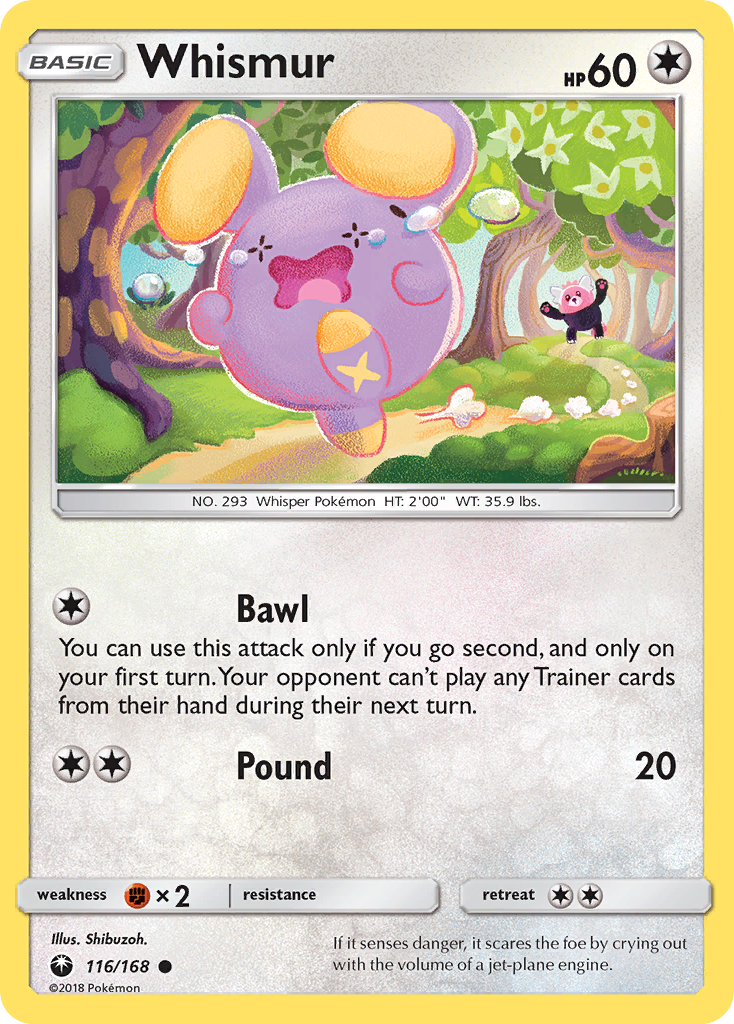 Whismur (116/168) - Celestial Storm Pokémon Card