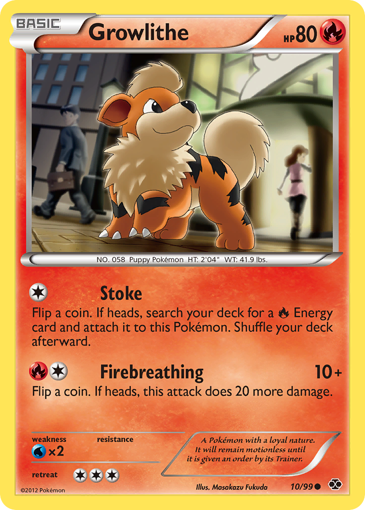 Growlithe (10/99) - Next Destinies Pokémon Card