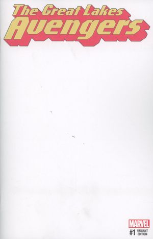 Great Lakes Avengers #1 (Blank Variant)
