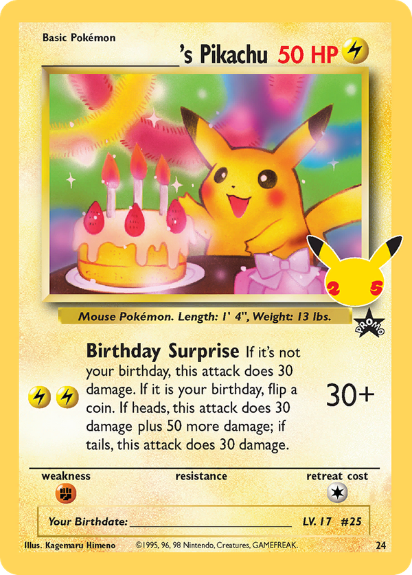 _____'s Pikachu (24/25) - Celebrations: Classic Collection