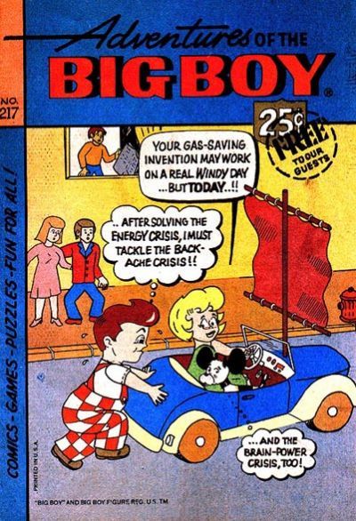 Adventures of Big Boy #217 Comic